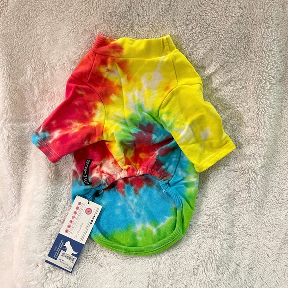 ✨🆕💖🐶LOVETHYBEAST TIE-DYE FULL BODY DOG TEE🐶💖 - Picture 2 of 6